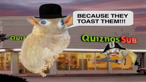 Quiznos mascot promotional ad